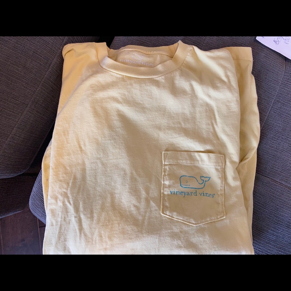 Yellow Vineyard Vines Long Sleeve